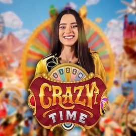 Crazy Time logo by Evolution at Wazamba CasinoCrazy Time